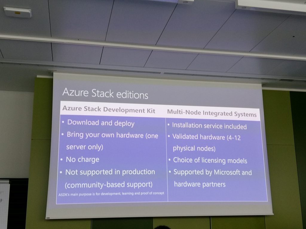 Azure Stack Editions