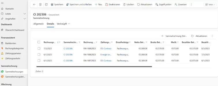Qnurex Sammelrechnung 02